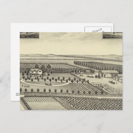 ネブラスカ,ベルグレンファーム ポストカード (正面/裏面)