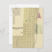 ネブラスカ，ベルビューとラプラット ポストカード (正面/裏面)