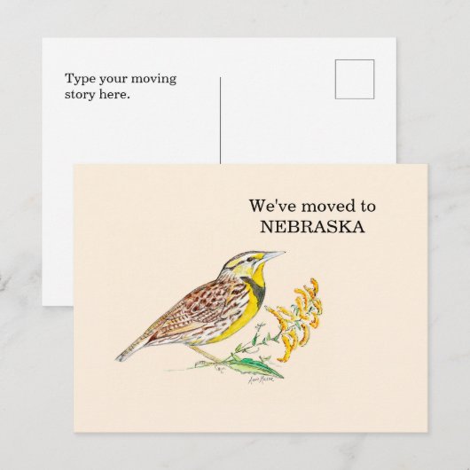 ネブラスカ ポストカード (正面/裏面)