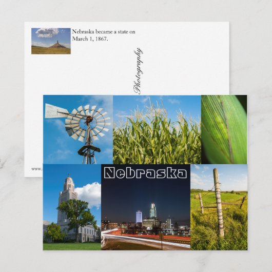 ネブラスカ ポストカード (正面/裏面)