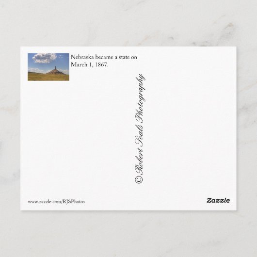 ネブラスカ ポストカード (裏面)