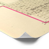 ネブラスカ，ポーニー市 ポスター (角)