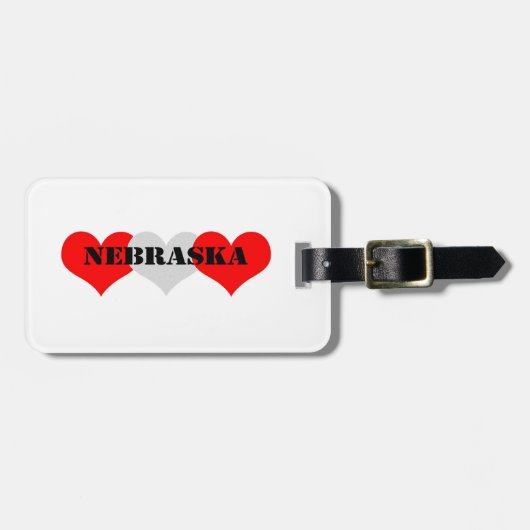 ネブラスカ ラゲッジタグ (正面横)
