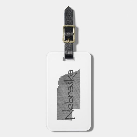 ネブラスカ ラゲッジタグ (正面縦)