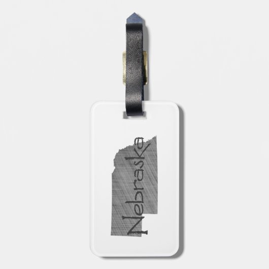 ネブラスカ ラゲッジタグ (裏面縦)
