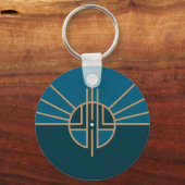 ネブラスカ・リンカーン国旗 キーホルダー (裏面)