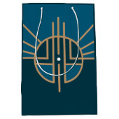 ネブラスカ・リンカーン国旗 ミディアムペーパーバッグ (正面)