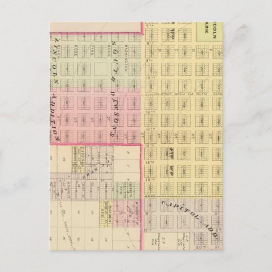 ネブラスカ・リンカーン・サウス ポストカード (正面)