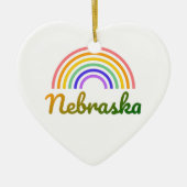 ネブラスカ – Omaha Nebraska - Bluejays セラミックオーナメント (正面)