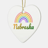 ネブラスカ – Omaha Nebraska - Bluejays セラミックオーナメント (左)