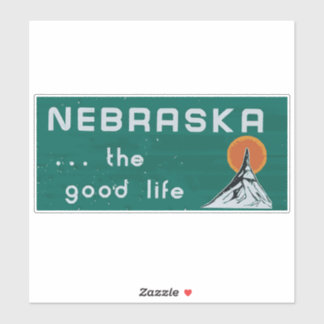 ネブラスカ....the good life - NEステッカー – NEデカール シール