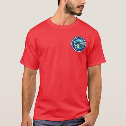 ネブラスカTシャツの州シール Tシャツ (正面)