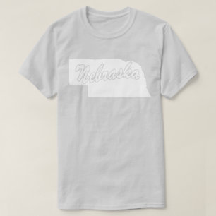ネブラスカTシャツの州 Tシャツ