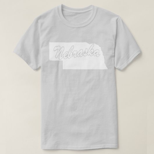 ネブラスカTシャツの州 Tシャツ (デザイン正面)