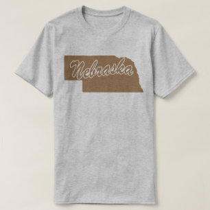 ネブラスカTシャツの州 Tシャツ