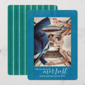 ネブラスブルーストライプ、クリスマスカード シーズンカード (正面/裏面)