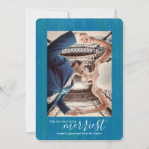 ネブラスブルーストライプ、クリスマスカード