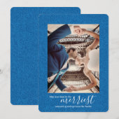 ネブラスブルーペイズリークリスマスカード シーズンカード (正面/裏面)