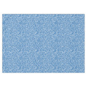 ネブラス·ブルー（白い雪の点） テーブルクロス (正面(横))