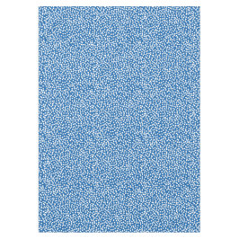 ネブラス·ブルー（白い雪の点） テーブルクロス