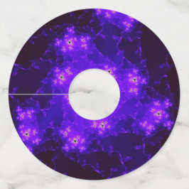 ネブラフラクタル紙ワイングラスラベル ワイングラスタグ