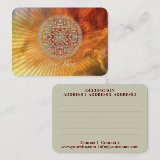 ネブラマンダラ – 名刺 (正面/裏面)