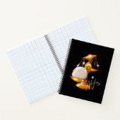 ネブラリブラヴィーナス〔占星術の〕十二宮図スパイラル ノートブック (内部)