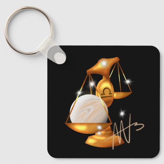 ネブラリブラヴィーナス〔占星術の〕十二宮図メタル キーホルダー (正面)