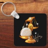 ネブラリブラヴィーナス〔占星術の〕十二宮図メタル キーホルダー (正面)