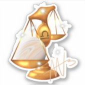 ネブラリブラヴィーナス〔占星術の〕十二宮図 シール (正面)