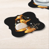 ネブラリブラヴィーナス〔占星術の〕十二宮図 ペーパーコースター (アングル)