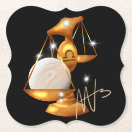 ネブラリブラヴィーナス〔占星術の〕十二宮図 ペーパーコースター