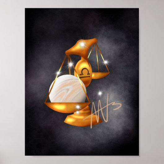 ネブラリブラヴィーナス〔占星術の〕十二宮図 ポスター (正面)