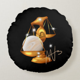 ネブラリブラヴィーナス〔占星術の〕十二宮図 ラウンドクッション