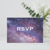 ネブラ宇宙コスモスウェディングRSVP 出欠カード (スタンド正面)