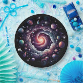 ネブラ紙プレート | コズミックホリデイお祝い ペーパープレート (パーティー)