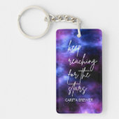 ネブラ銀河系感動的アクリル鎖 キーホルダー (正面)