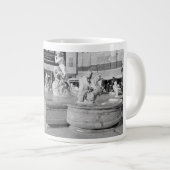 ネプチューンのローマ彫刻の泉 ジャンボコーヒーマグカップ (正面右)