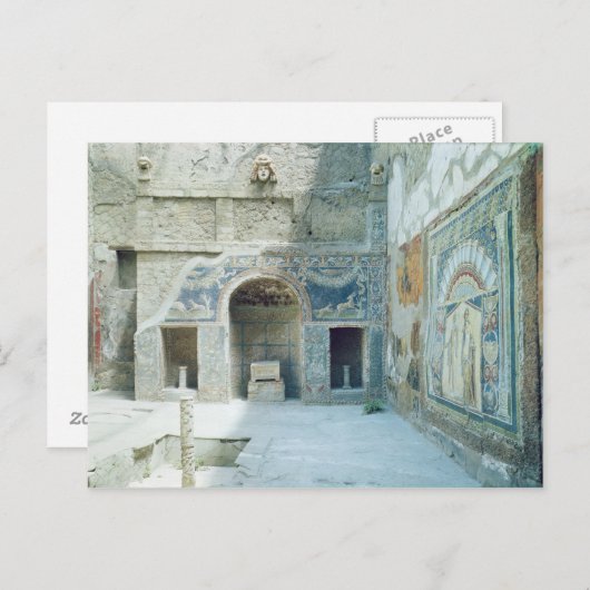 ネプチューンの家の外気トリクリニウム ポストカード (正面/裏面)