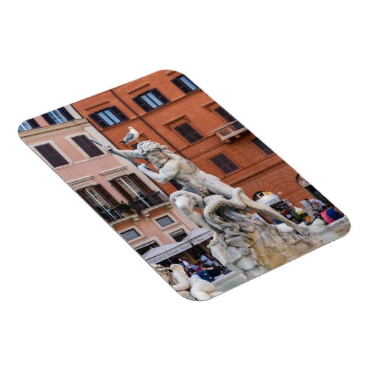 ネプチューンの泉インザピアッツァナヴォーナローマ マグネット (右側)