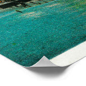 ネプチューンカジノの屋外のナイトビューと ポスター (角)