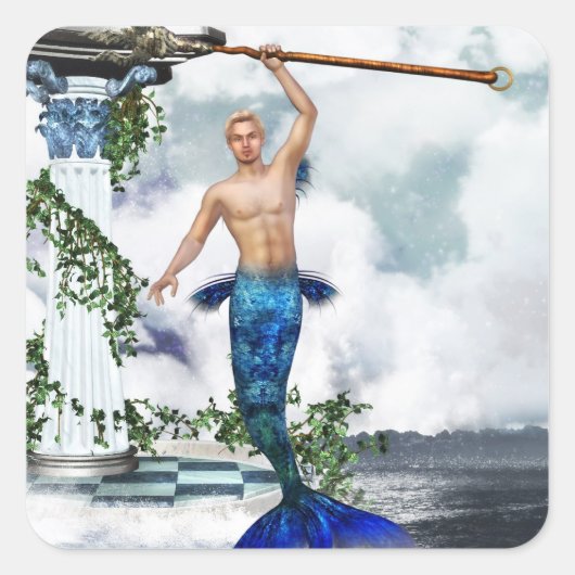 ネプチューンステッカー スクエアシール (正面)