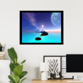 ネプチューンズガーデンプリント ポスター (ホームオフィス)