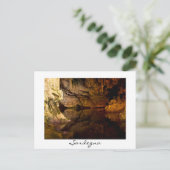 ネプチューンズグロットサルデーニャ白はがき ポストカード (スタンド正面)