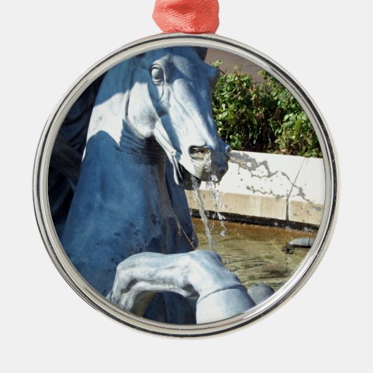 ネプチューンズホースプラザファウンテン詳細 メタルオーナメント (正面)