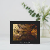 『ネプチューンズ・グロット・サルディニア黒いはがき』 ポストカード (スタンド正面)