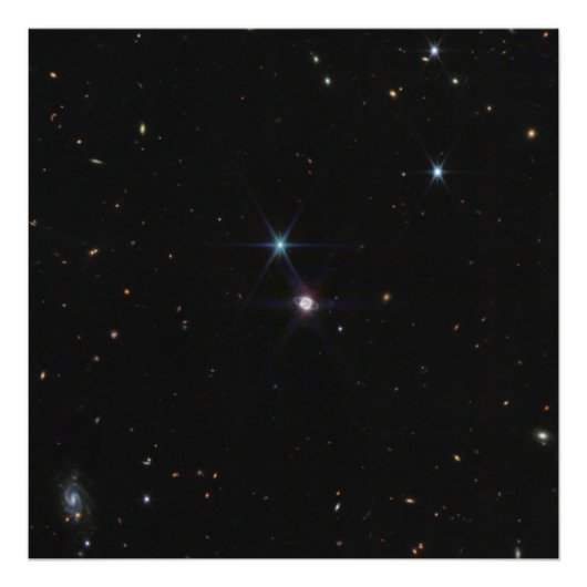 ネプチューンリングや輪システム数百の銀河系Web フォトプリント (正面)