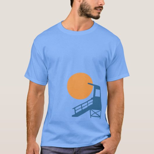 ネプチューン割れたグラフィック Tシャツ (正面)