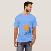 ネプチューン割れたグラフィック Tシャツ (正面フル)