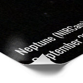 ネプチューンNIRCam James Webb宇宙望遠鏡写真 ポスター (コーナー)